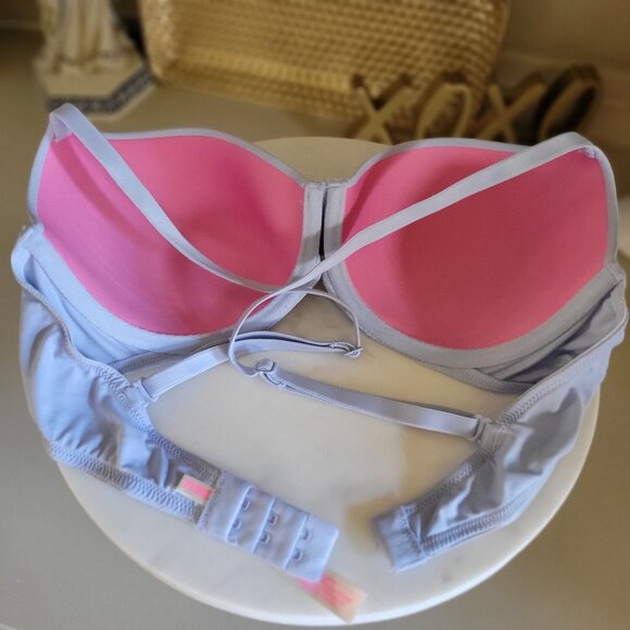 Victorias Secret PINK Lightly Lined Demi Bra Lavender RN54867 Size 34C - Picture 4 of 8